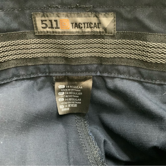 5.11 Tactical Womens Blue Taclite Pro Ripstop Dark Blue Cargo Pants. - Picture 10 of 10